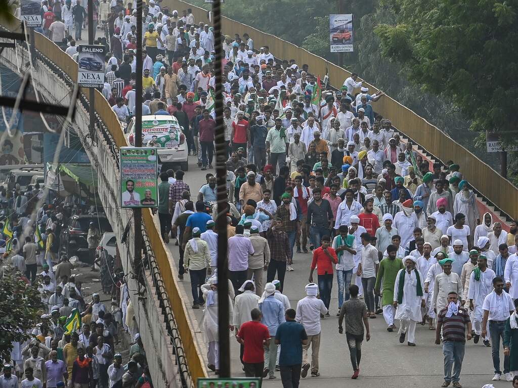 Opnieuw demonstraties in India: half miljoen de straat op vanwege landbouwwet