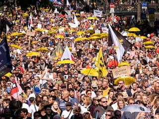 Veel minder betogers bij Dam-protest dan geclaimd: geen 200.000, maar 20.000