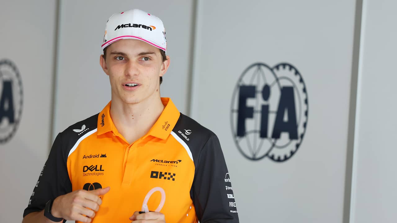 WK-leider Piastri donderdag in actie tijdens testdag op circuit Zandvoort