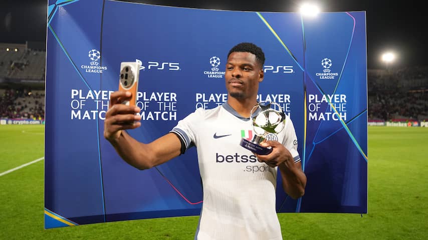 Dumfries blij na hoofdrol in Champions League: 'We speelden met hart en