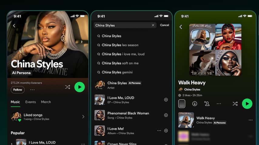 AI Persona Spotify
