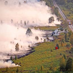 Wind bemoeilijkt blussen van brand in Belgisch natuurgebied