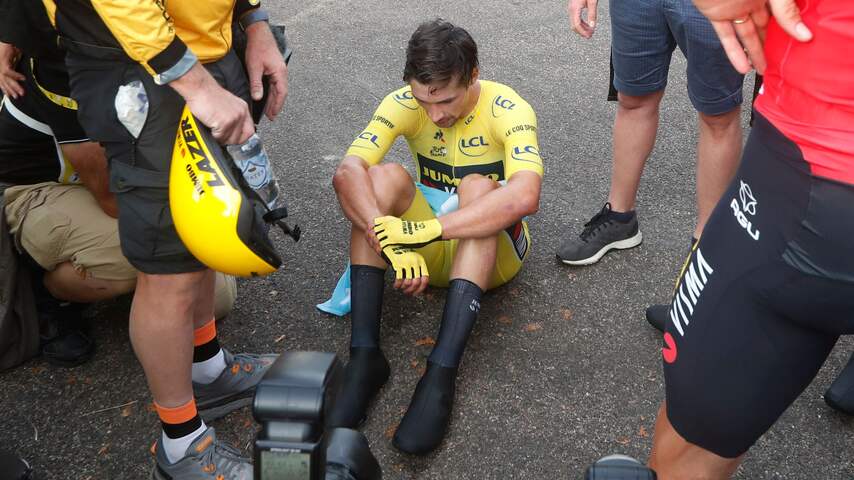 Teleurgestelde Roglic na verlies gele trui: 'Ik kon niet meer geven ...