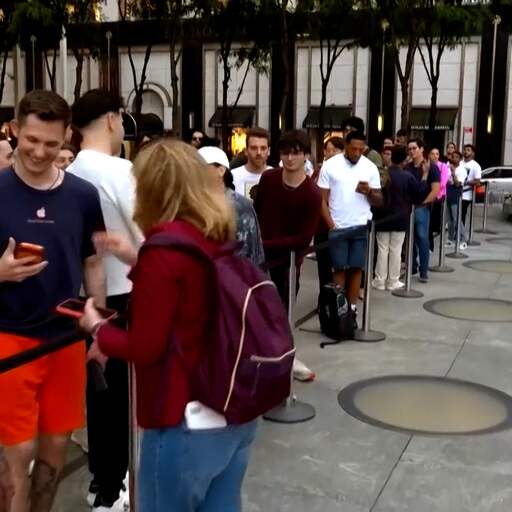 Illustratie bij: Video | Rijen bij winkels wereldwijd op eerste verkoopdag nieuwe iPhone