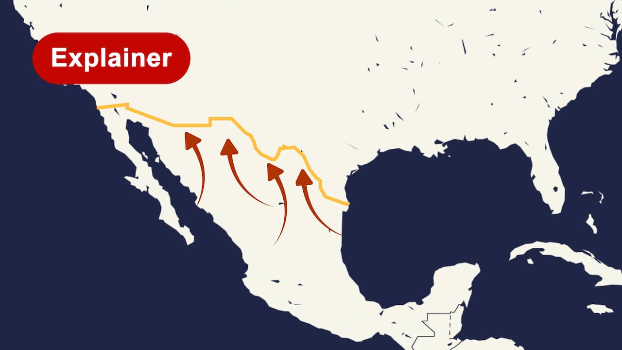 Waarom er nu zoveel onrust is bij de grens tussen VS en Mexico | NU.nl