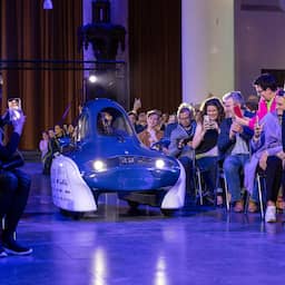Studenten TU Delft mogen openbare weg op met zelfgebouwde waterstofauto