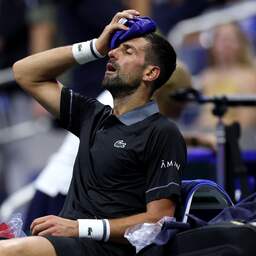 Novak Djokovic direct uitgeschakeld op US Open na fysieke problemen