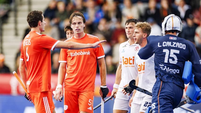 Hockeyers grijpen naast finaleplek op WK na straf Telgenkamp tegen Spanje