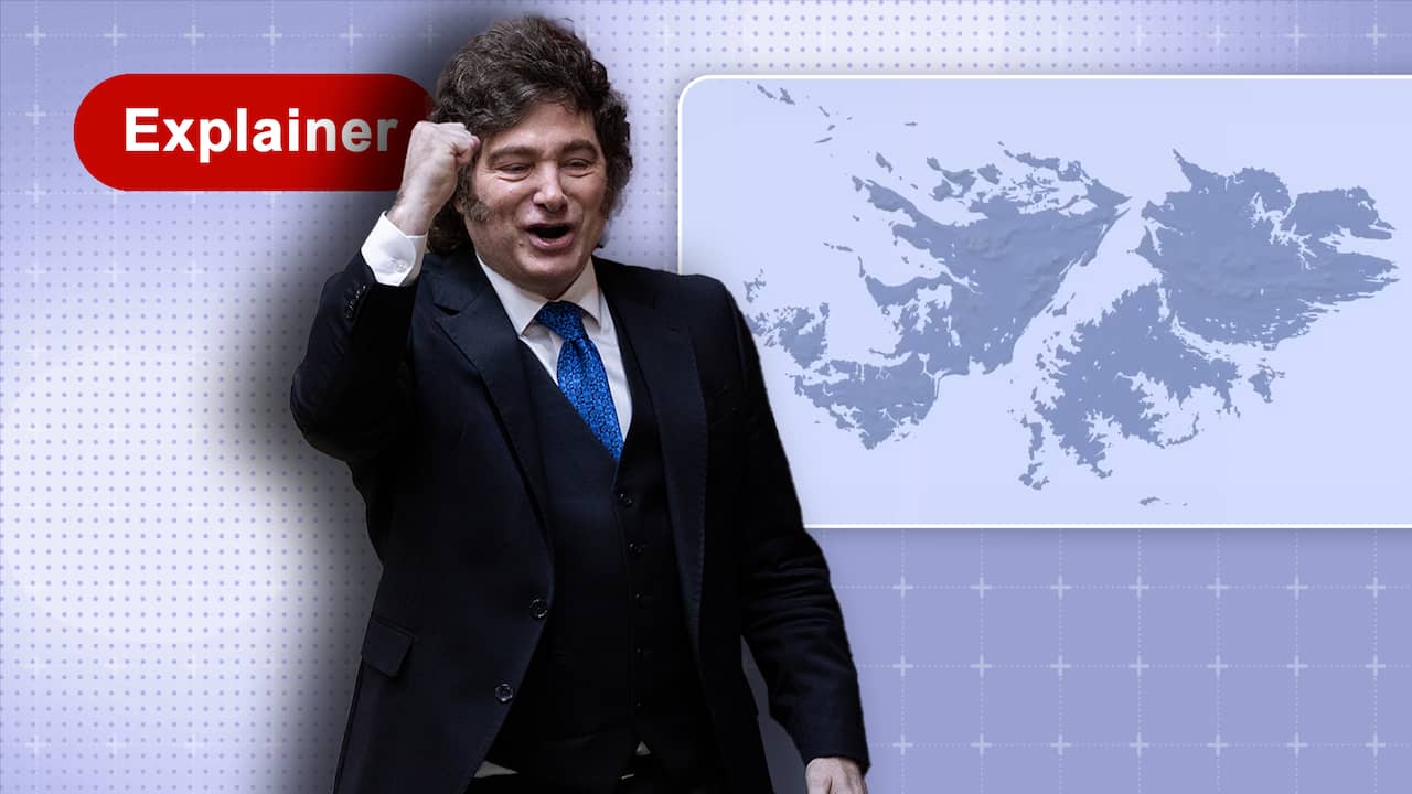 Foto bij Video | President Argentinië grijpt zijn kans: conflict eilanden laait weer op