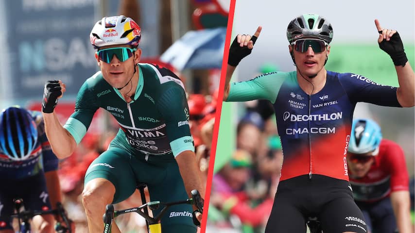 Van Aert boekt eerste ritzege in Vuelta, Kooij de snelste in Groot-Brittannië