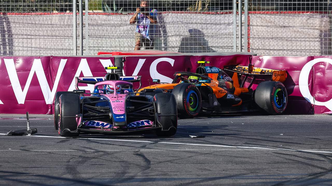 Foto bij Norris wil schorsing voor Colapinto na crash: 'Dit soort coureurs hoort niet in F1'