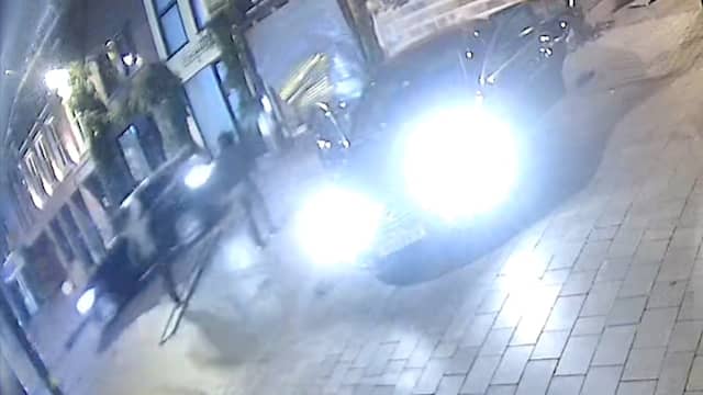 Beveiligingscamera filmt ramkraak bij juwelier in Breda