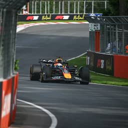 Verstappen klokt vijfde tijd in slottraining Canada, Norris de snelste