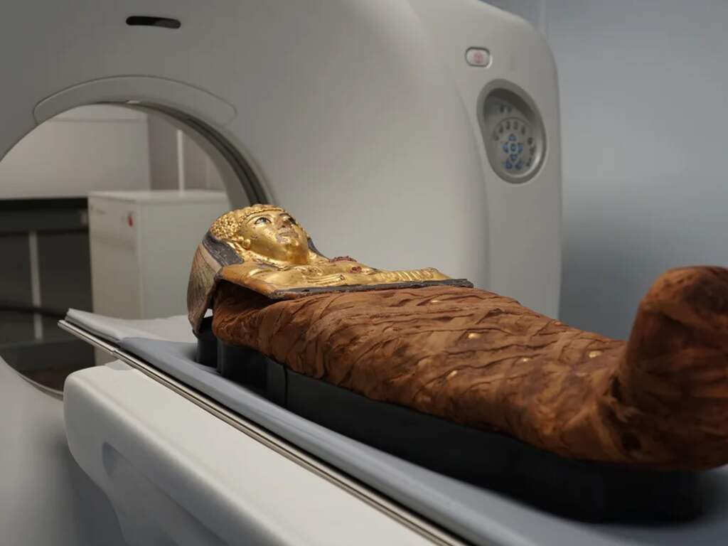 Wetenschappers doen met CT-scan onderzoek naar 3000 jaar oude mummies