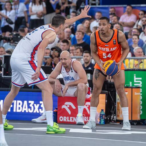 Illustratie bij: Nederlandse 3x3-basketballers ondanks verlies naar kwartfinales EK