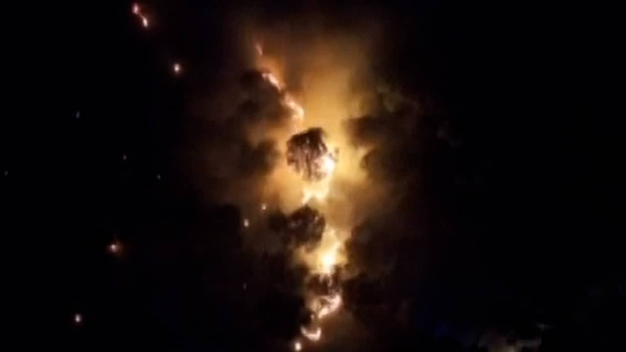 Dronebeelden tonen omvang van historische bosbranden in Spanje