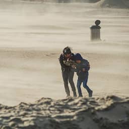 Vanochtend code geel in westen vanwege windstoten tot 90 kilometer per uur