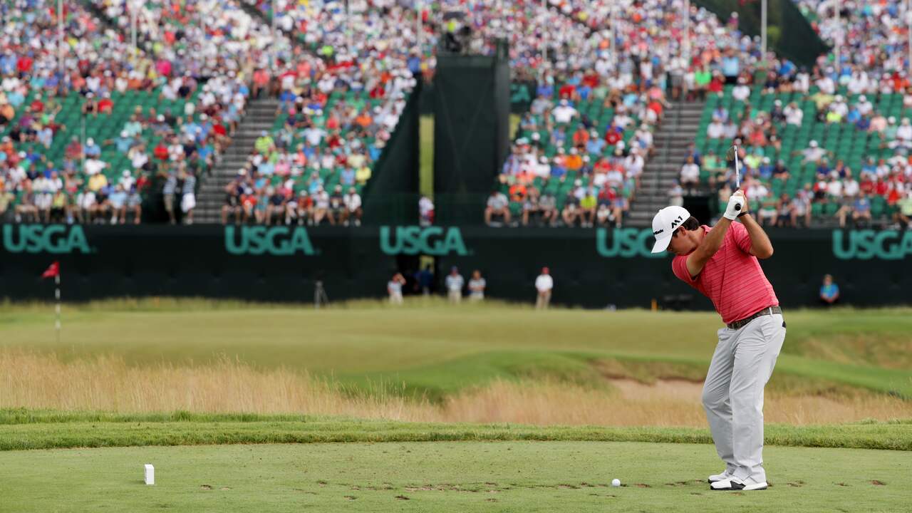 Amerikaanse golfer Harman leidt na recordronde op US Open
