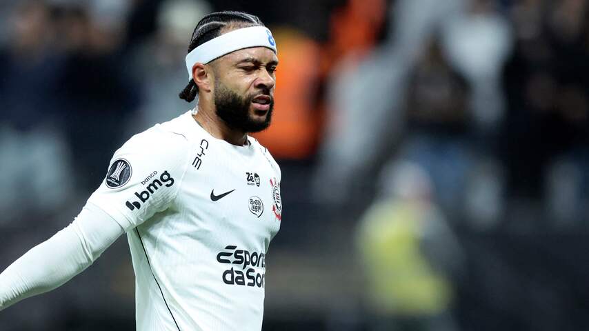 Memphis moet vertrekken bij Corinthians: aflopend contract toch niet verlengd