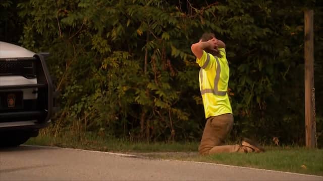 Amerikaanse nieuwszender filmt bij toeval arrestatie moordverdachte