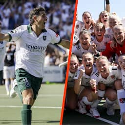 Hockeyers Rotterdam houden Amsterdam van recordtitel, vrouwen wél kampioen