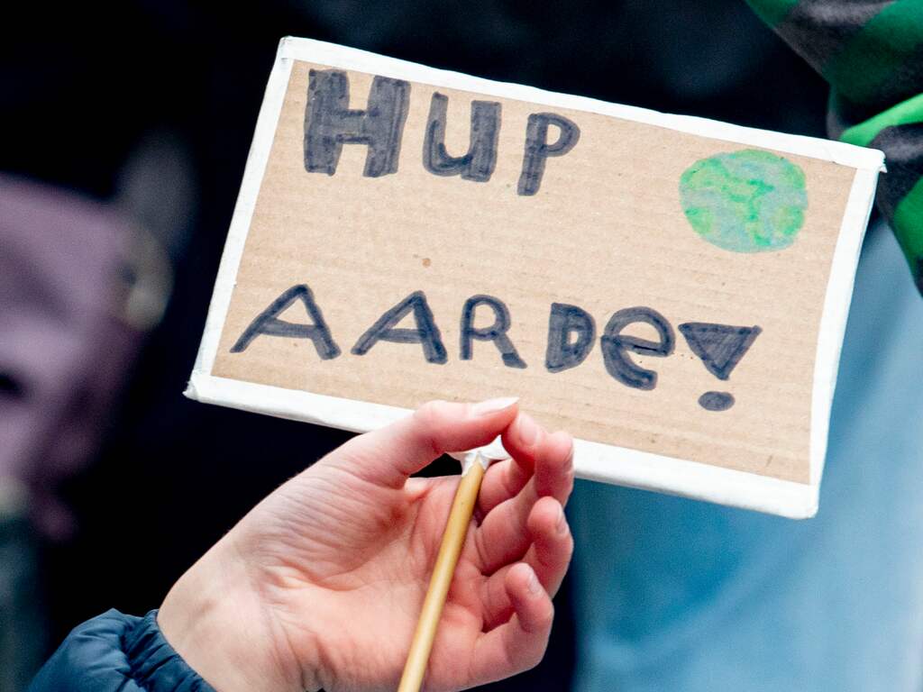 Protest tegen klimaatverandering