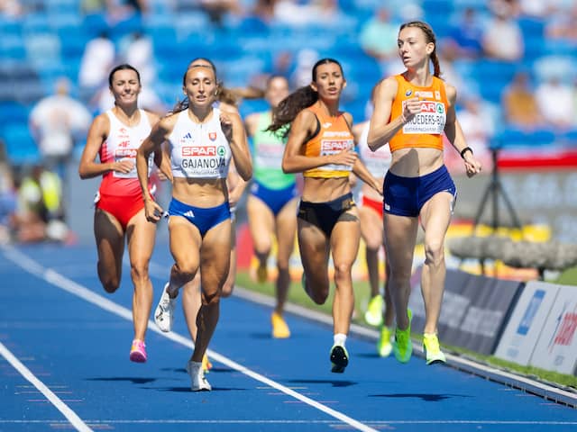 Femke Broeders-Bol liep eerder vandaag al op haar nieuwe specialiteit, de 800 meter: 'Ik dacht: hoe doe ik dit? Geen idee'