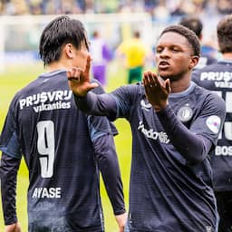 Feyenoord koerst af op CL-ticket door zwaarbevochten zege bij tiental Fortuna