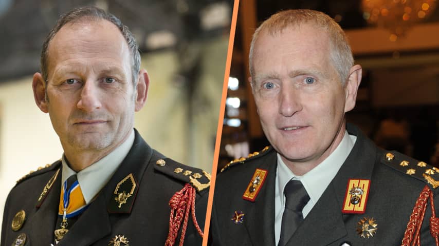 Oud-generaals Mart de Kruif en Peter van Uhm gaan met voorstelling land