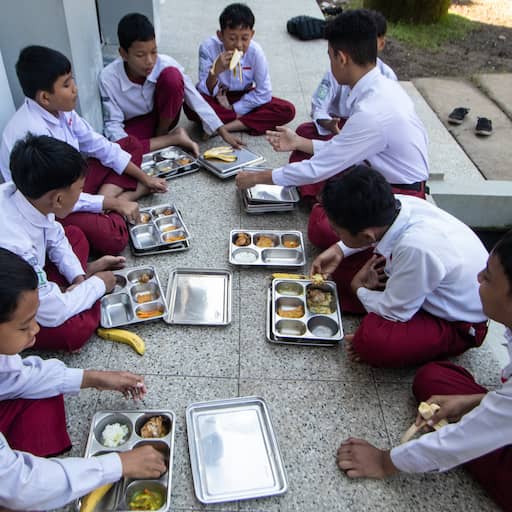 Illustratie bij: Ongeveer tweeduizend mensen in Indonesië ziek door gratis schoolmaaltijden