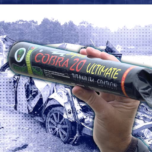Illustratie bij: Video | Opgeblazen auto en cobra's in rugzak: politie toont illegaal vuurwerk