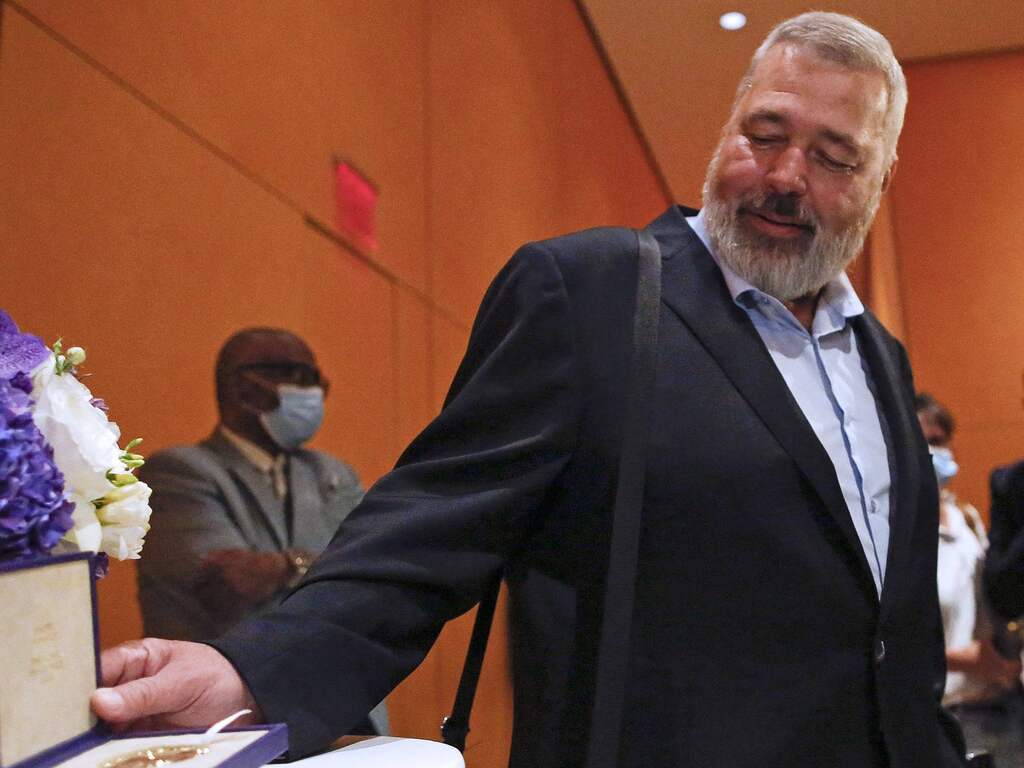 Nobelprijs Russische journalist geveild voor ruim 103 miljoen dollar