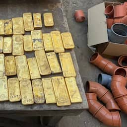Belgische bouwvakkers vinden schat van 9 miljoen euro aan goudstaven